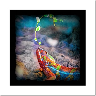 Panther Chameleon Posters and Art
